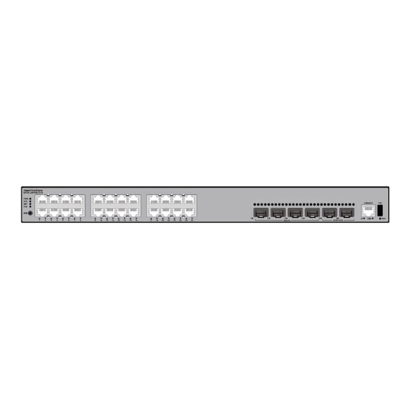 HUAWEI S5735-L24P4XE-A-V2 Switch 24x10/100/1000BASE-T-Ports, 4x10GE SFP+ Ports, 2x12GE Stack Ports,