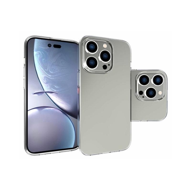 ESTUFF iPhone 14 Pro Soft case Clear ultra-slim UV-coated TPU (ES67100006)