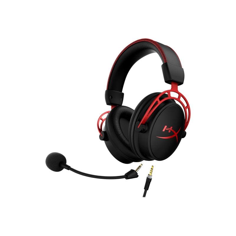 KINGSTON HyperX Cloud Alpha Red Gaming Over Ear Headset kabelgebunden Stereo Schwarz/Rot Lautstärker