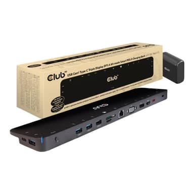 CLUB3D 4K ChargingDock USB-C ->5xUSB3/DP/HDMI/VGA/LAN 100W retail