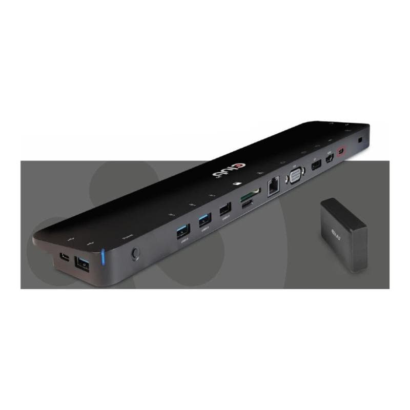 CLUB3D 4K ChargingDock USB-C ->5xUSB3/DP/HDMI/VGA/LAN 100W retail