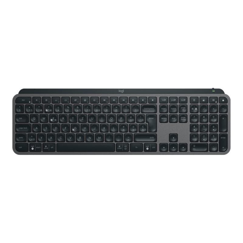 LOGITECH MX Keys S Graphite US International + MX Palm Rest Bundle