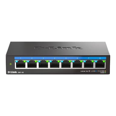 D-LINK DMS-108/E 8-Port Multi-Gigabit Unmanaged Switch