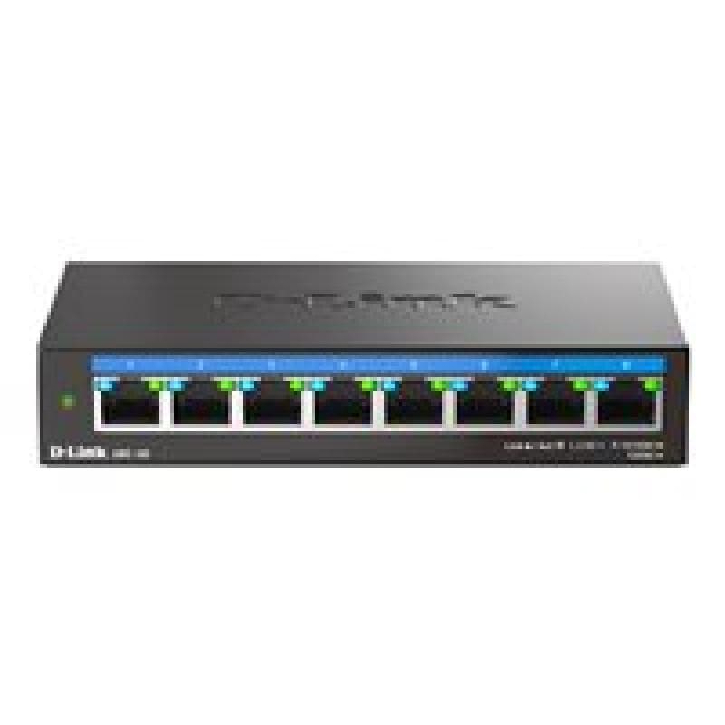 D-LINK DMS-108/E 8-Port Multi-Gigabit Unmanaged Switch