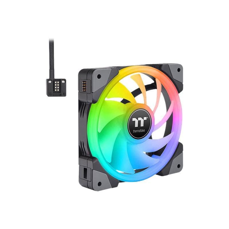 THERMALTAKE SWAFAN EX14 RGB PC Cooling Fan TT Premium Edition (schwarz, 3er Pack, inkl. Controller)