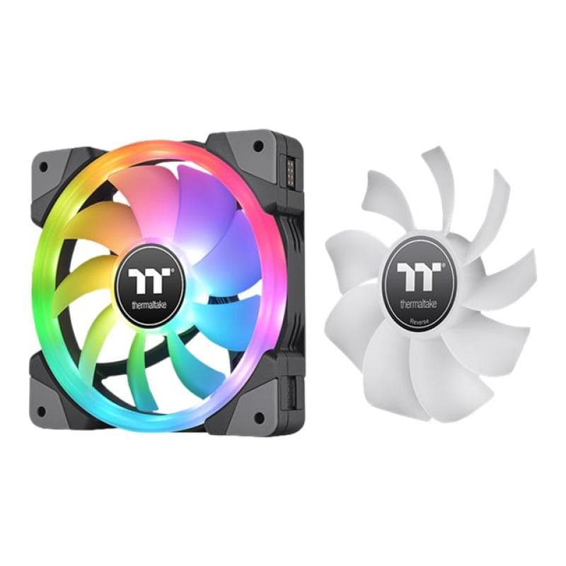 THERMALTAKE SWAFAN EX14 RGB PC Cooling Fan TT Premium Edition (schwarz, 3er Pack, inkl. Controller)