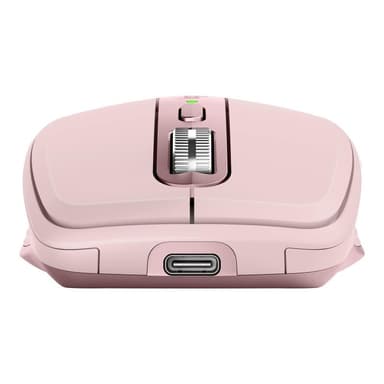 LOGITECH MX Anywhere 3S, Kabellos Bluetooth, Kompatibel mit Logi Bolt-Empfänger, 8K DPI-Sensor, Rose