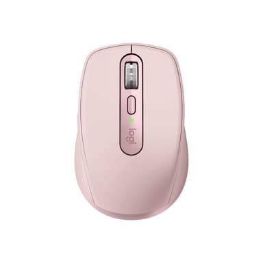 LOGITECH MX Anywhere 3S, Kabellos Bluetooth, Kompatibel mit Logi Bolt-Empfänger, 8K DPI-Sensor, Rose