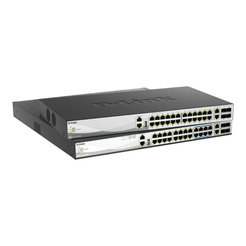 D-LINK 30-Port Layer 3 PoE Multi-Gigabit Stack Switch