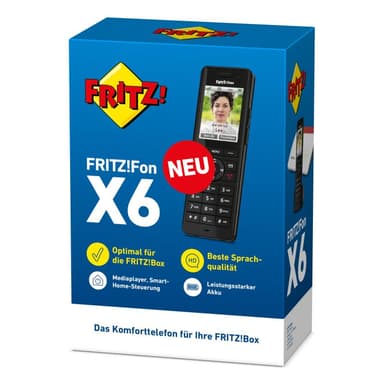 AVM FRITZ!Fon X6 schwarz