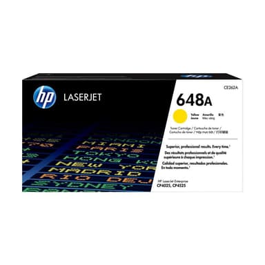 HP 648A Gelb LaserJet Tonerpatrone (CE262A)