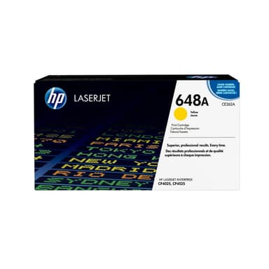 HP 648A Gelb LaserJet Tonerpatrone (CE262A)