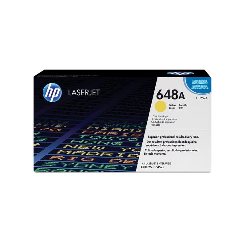 HP 648A Gelb LaserJet Tonerpatrone (CE262A)