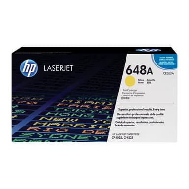 HP 648A Gelb LaserJet Tonerpatrone (CE262A)