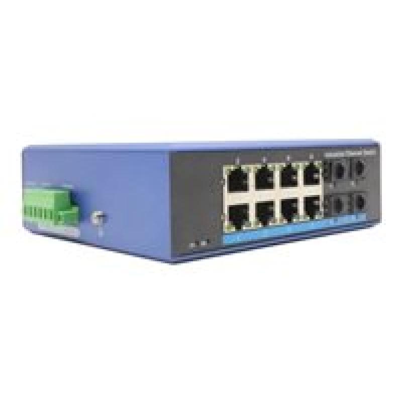 DIGITUS Switch 8 + 2 -Port Gigabit Ethernet PoE 20 km