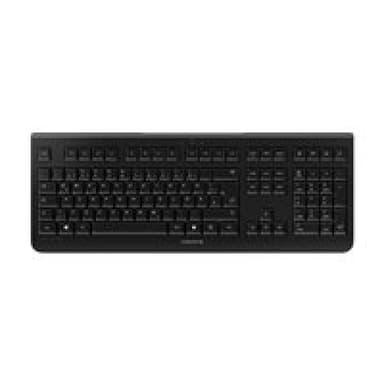 CHERRY KW 3000 Schwarz Geräuscharme, kabellose Full-Size-Tastatur