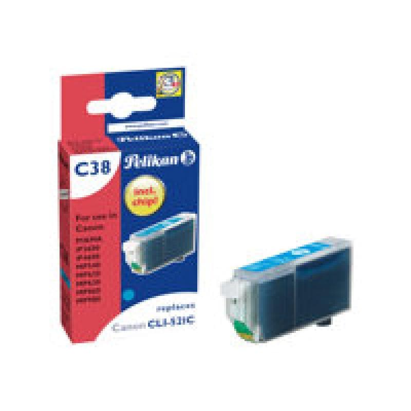 PELIKAN C38 Cyan Tintenpatrone