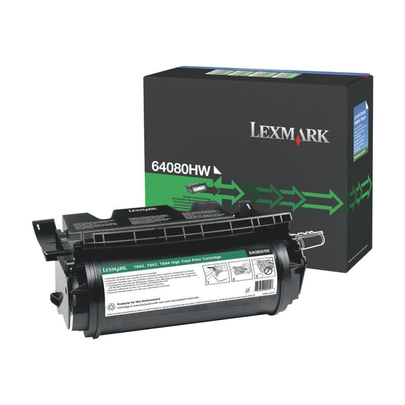 LEXMARK Schwarz wiederaufbereitet Tonerpatrone