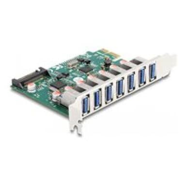 DELOCK PCI Express x1 Karte zu 7 x extern USB 5 Gbps Typ-A Buchse
