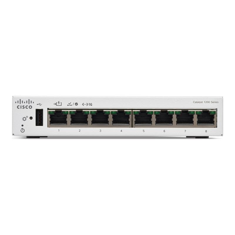 CISCO SYSTEMS Cat1200 8-p GE Desktop Ext PS PoE Input