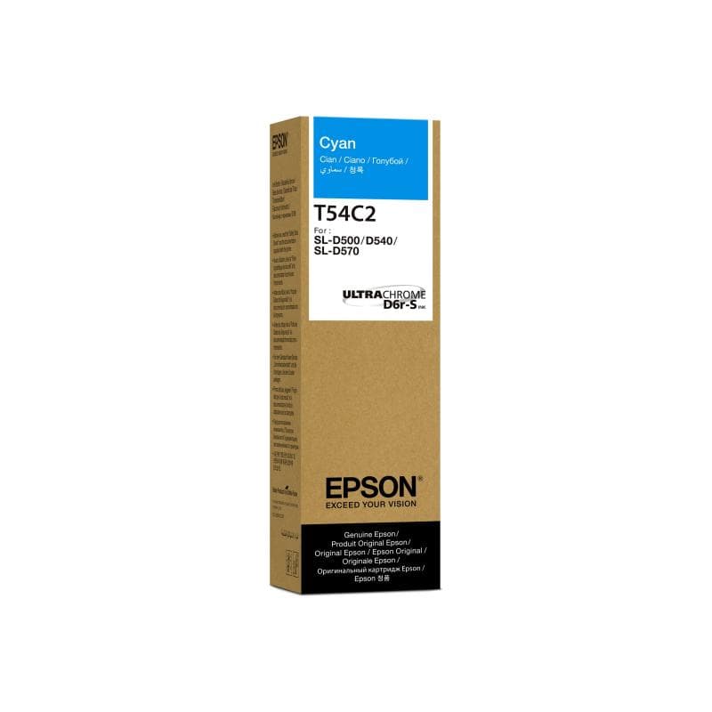 EPSON T54C - cyan - original - blækref