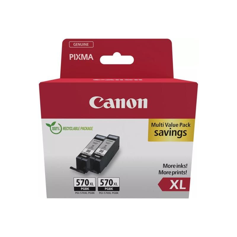 CANON Ink/PGI-570XL BK TWIN SEC
