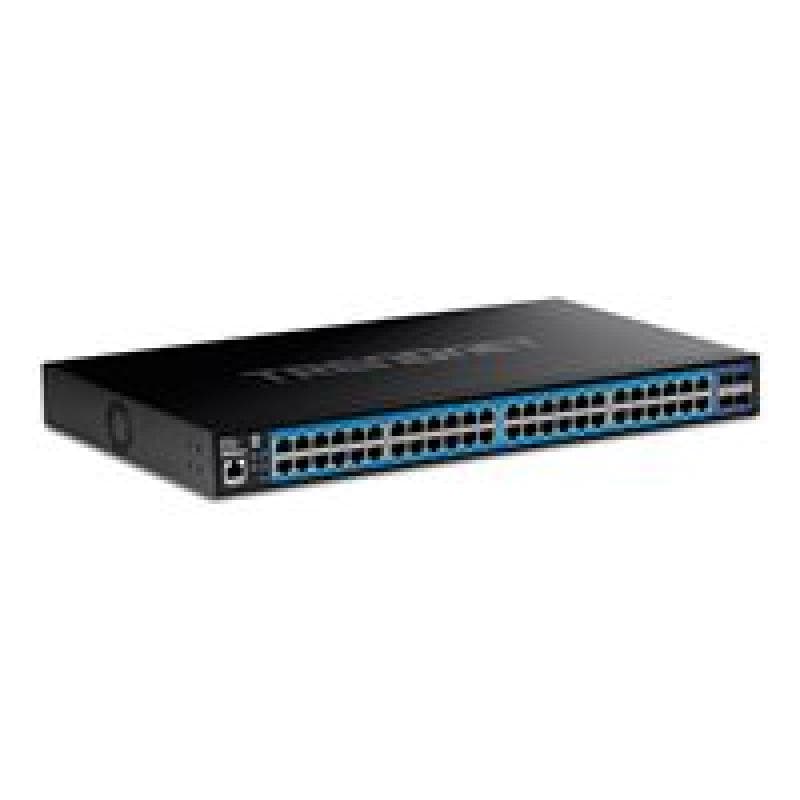 TRENDNET TEG-3524S 52 Port Switch Gigabit Web Smart mit 10G SFP+ Slots - Switch - 1 Gbps