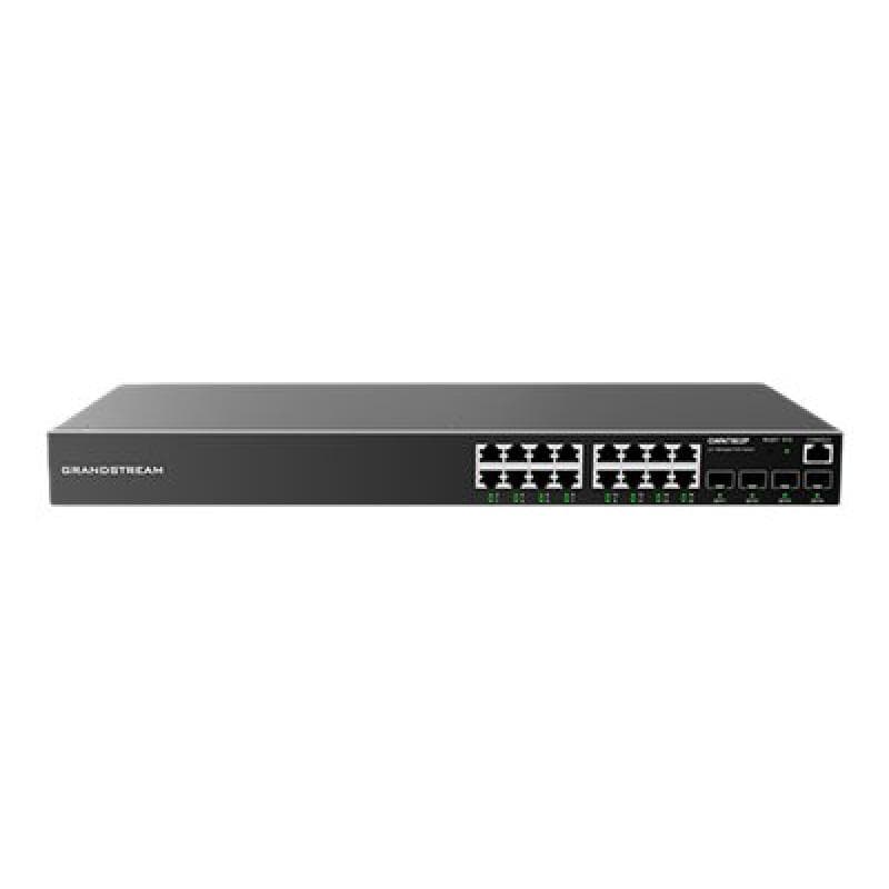 GRANDSTREAM GWN7802 - switch L2+ 16 porte no PoE+ 4 sfp. Utilizzabile con il controller GWN sia