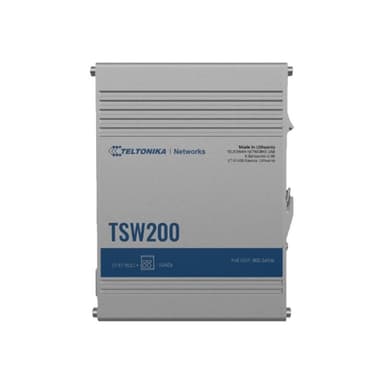 TELTONIKA TSW200 - Switch - unmanaged - 8 x 10/100/1000 + 2 x Gigabit SFP