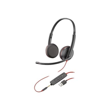 HP Poly Blackwire 3225 Stereo USB-A Headset