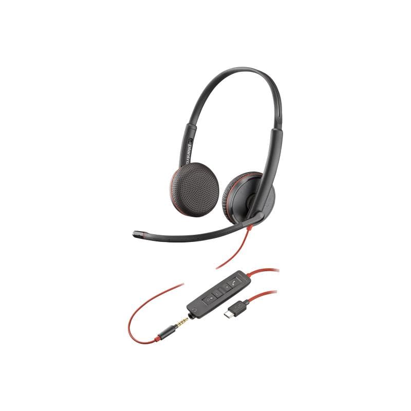 HP Poly Blackwire C3225 Stereo USB-C Headset