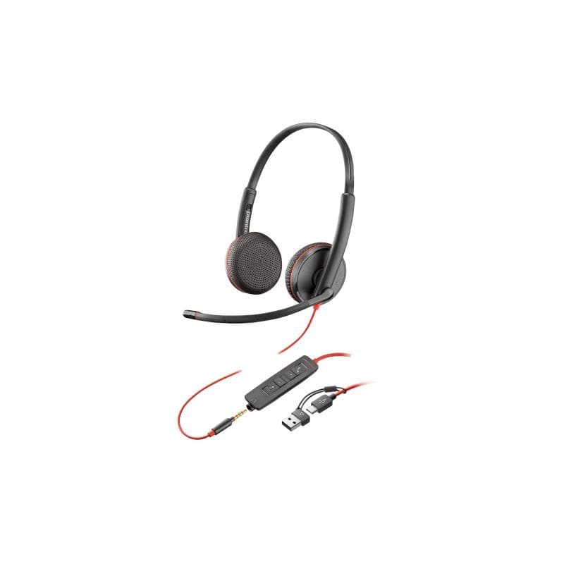 HP Poly Blackwire 3225 Stereo USB-C Headset