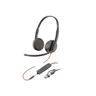 HP Poly Blackwire 3225 Stereo USB-C Headset