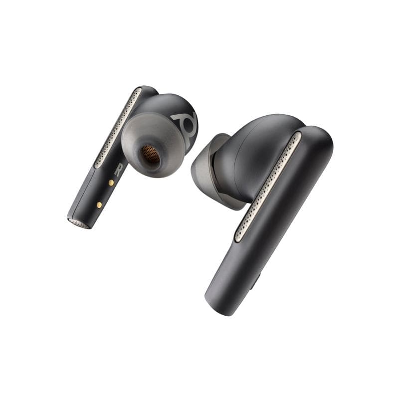 HP Poly Voyager Free 60 UC Black Earbuds +BT700 USB-C Adapter +Basic Charge Case