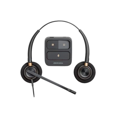 HP Poly EncorePro 520 with Quick Disconnect Binaural Headset for EMEA-EURO