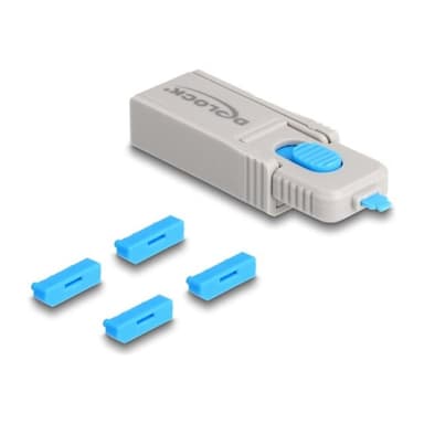 DELOCK DisplayPort Port Blocker Set für DisplayPort Buchsen