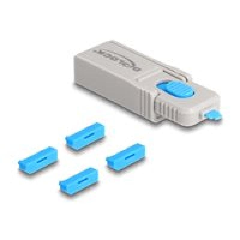 DELOCK DisplayPort Port Blocker Set für DisplayPort Buchsen