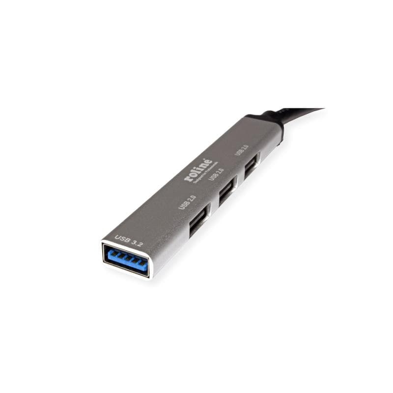 ROLINE USB3.2 Gen1 Hub 4x USB-A 1x 3.0+3x 2.0 Typ C Kabel