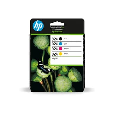 HP 924 / 6C3Z1NE 4er-Pack Original Druckerpatrone Schwarz/Bunt