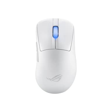 ASUS ROG Keris II Ace - Maus - USB, 2.4 GHz, Bluetooth 5.1 - weiß