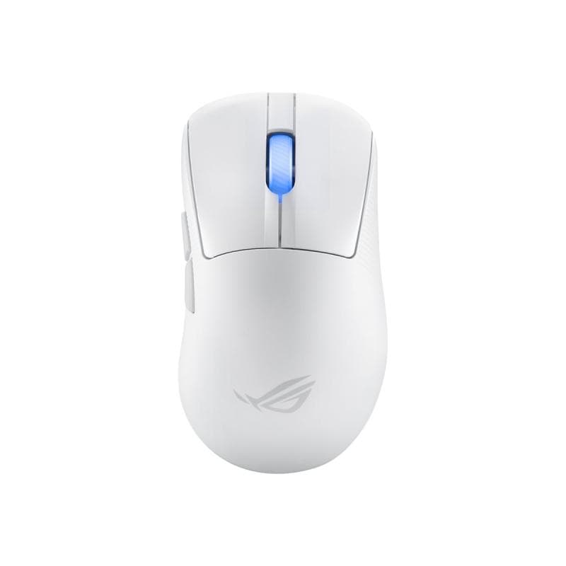 ASUS ROG Keris II Ace - Maus - USB, 2.4 GHz, Bluetooth 5.1 - weiß