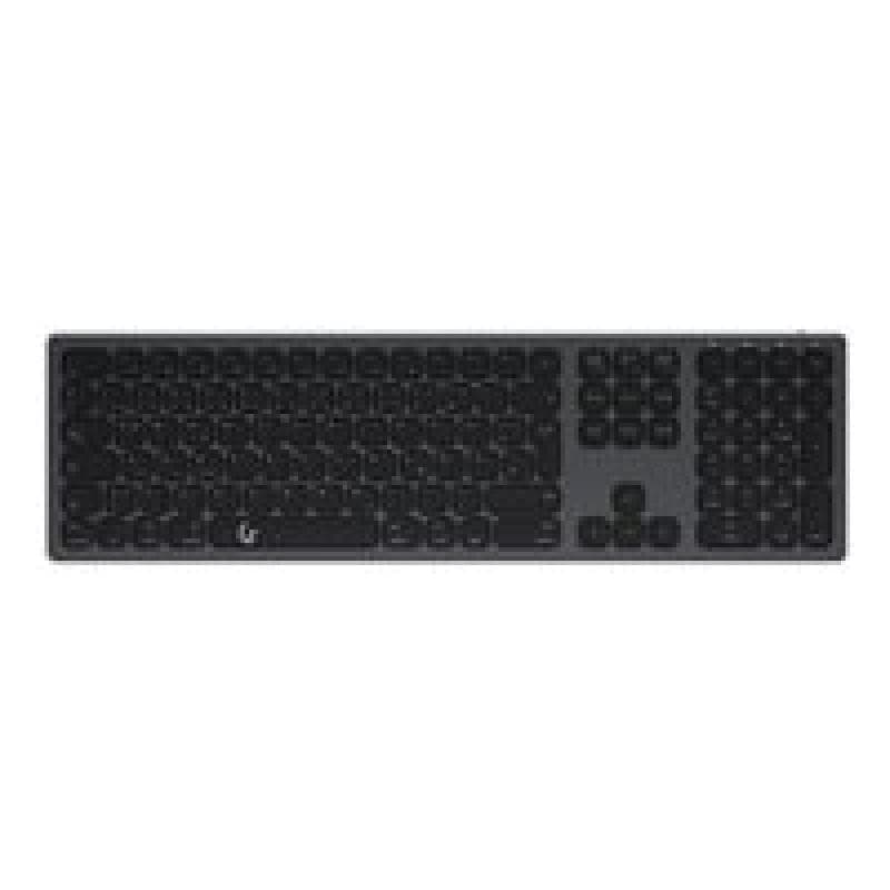 RAIDSONIC KeySonic Tastatur KSK-8023BTRF - Anthrazit/Schwarz