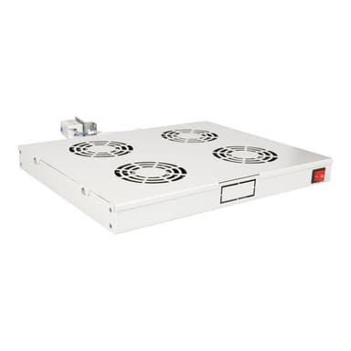 EQUIP Lüftermodul 19″ für Serverschränke, 4xLüfter RAL7035