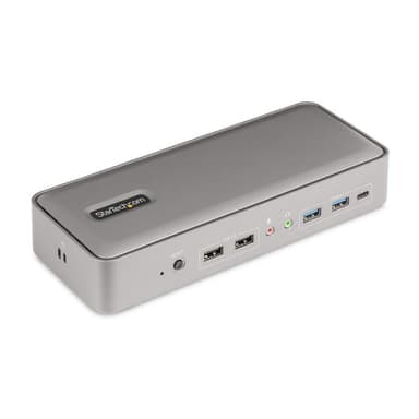 STARTECH.COM Dual Monitor USB-C KVM Dockingstation fur Zwei Laptops