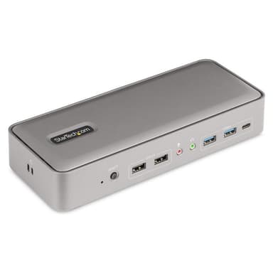 STARTECH.COM Dual Monitor USB-C KVM Dockingstation fur Zwei Laptops