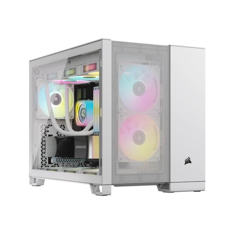 CORSAIR Geh Midi 2500D Airflow (Tempered Glass) White