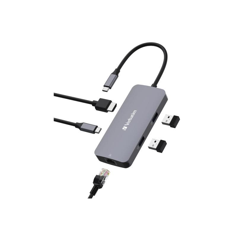 VERBATIM USB-C PRO Multiporthub Verbatim mit 5-Anschlüssen retail