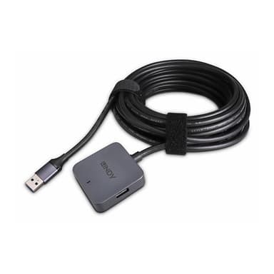 LINDY 5m USB 3.0 Hub, 4 Ports 2 USB Typ C und 2 USB Typ A