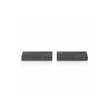 LINDY 150m Cat.6 HDBaseT KVM Extender, HDMI 4K60, USB 2.0&IR