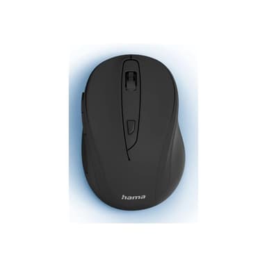 HAMA MW-400 V2 Maus Funk Optisch Schwarz 6 Tasten 800 dpi, 1200 dpi, 1600 dpi